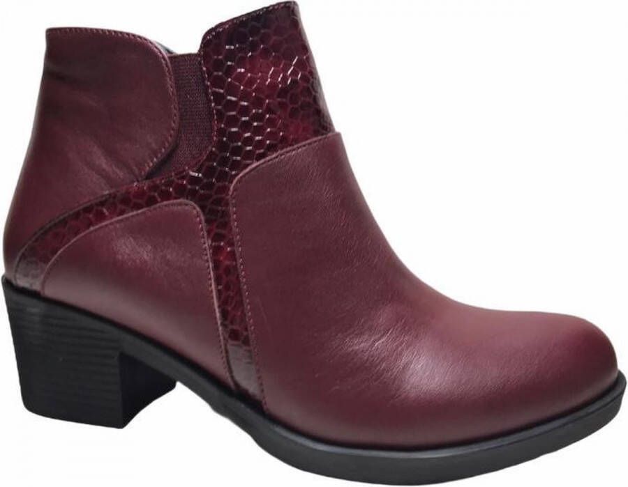 Merkloos Sans marque manlisa snake 5.5 cm haklaarsje W232 7003 bordeaux