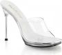 Merkloos Sans marque Muiltjes met hak 39 Shoes CHIC 01 Transparant Zilverkleurig - Thumbnail 4