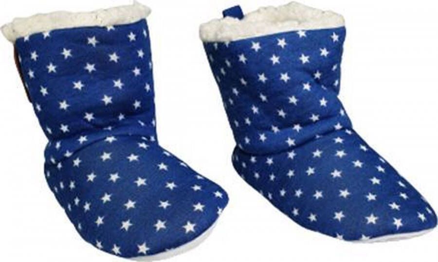 Merkloos Sans marque Pantoffel hoog model sterretjes Blauw