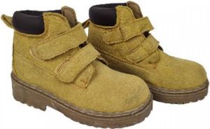 Merkloos Sans marque Stevige bergschoenen met klittenband boots voor kinderen Bruin Wandel Berg Suede