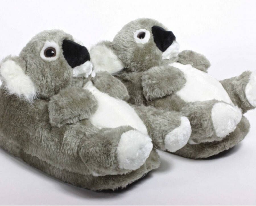 Dieren sloffen of pantoffels koala grijs Comfortabel