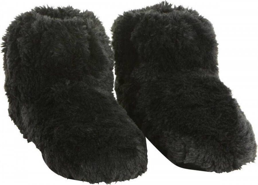 Zwarte warmte pantoffels sloffen voor dames -40 Warme voeten Warmte koelte pantoffels zwart