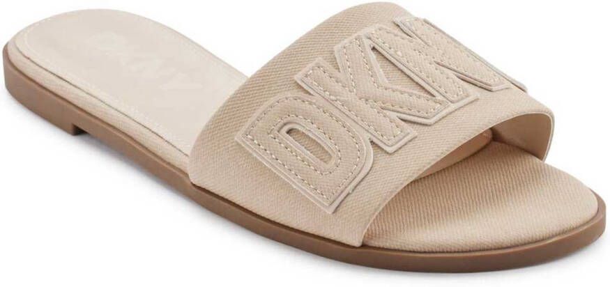 DKNY Wilow Flat Sandalen Beige Vrouw