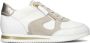 DL Sport Sneakers Dames Lage sneakers Damesschoenen Leer 6251 Wit combi - Thumbnail 1