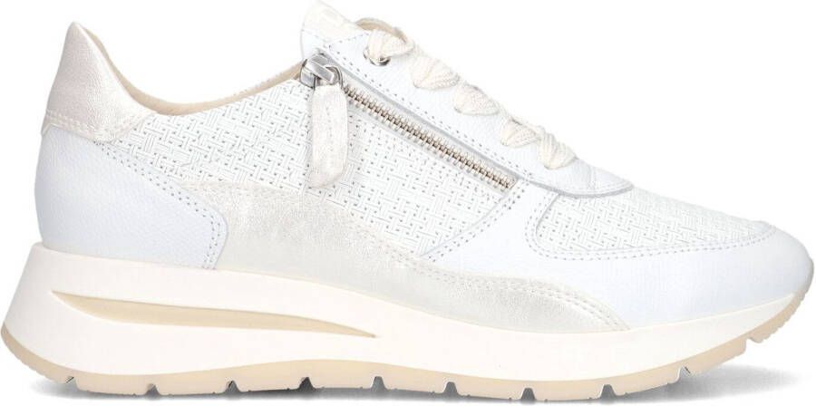 DL SPORT Lage Sneakers Dames 6551 Maat: 37 Materiaal: Leer Kleur: Wit