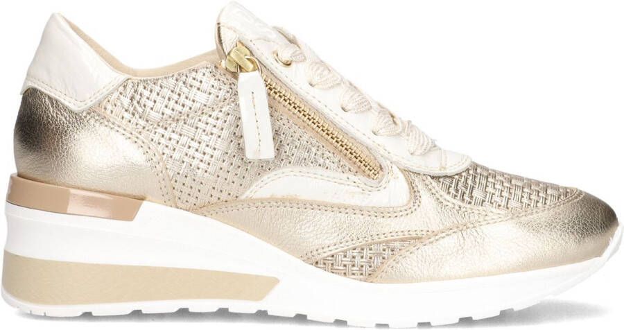 DL SPORT Lage Sneakers Dames 6574 Maat: 39 Materiaal: Leer Kleur: Goud