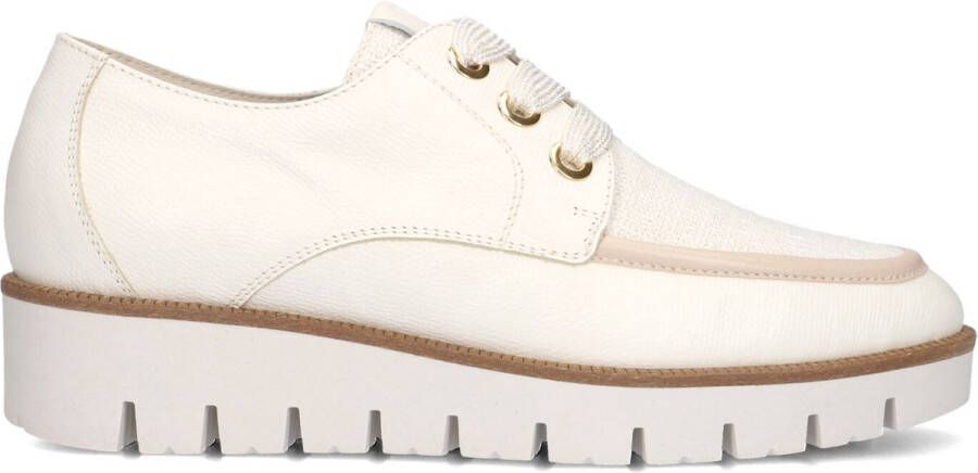 DL SPORT Veterschoenen Dames 6582 Maat: 41 Materiaal: Leer Kleur: Wit