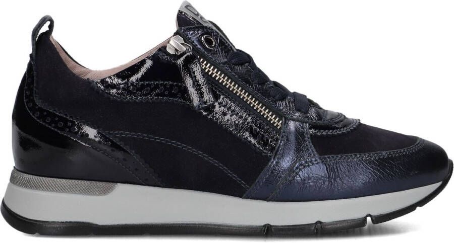 DL SPORT Lage Sneakers Dames 6719 Maat: 38 Materiaal: Leer Kleur: Blauw