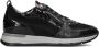 DL Sport 6719 Sneakers Leer Dames Zwart - Thumbnail 1