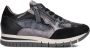 DL SPORT Lage Sneakers Dames 6725 Maat: 37 Materiaal: Leer Kleur: Zwart - Thumbnail 1