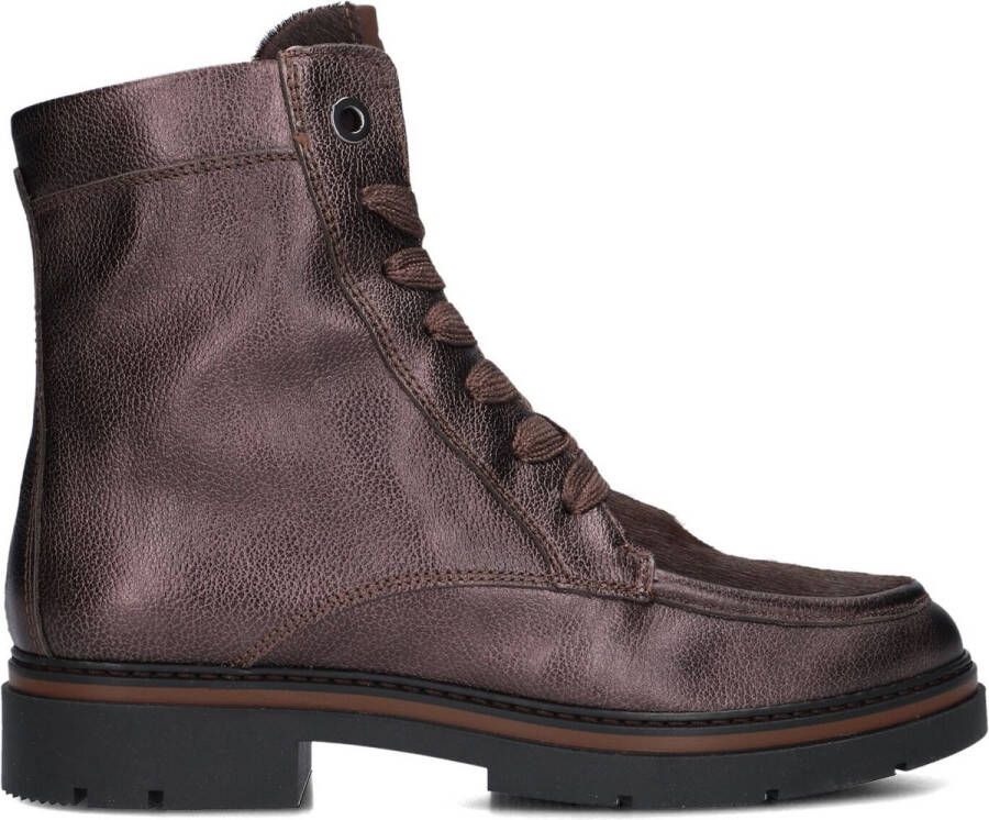 DL SPORT Veterboots Dames 6768 Maat: 38 Materiaal: Leer Kleur: Bronskleurig