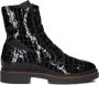 DL SPORT Veterboots Dames 6769 Maat: 36 Materiaal: Lakleer Kleur: Zwart - Thumbnail 1