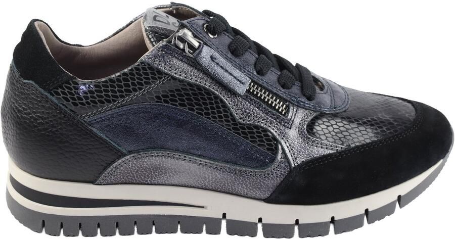 DL Sport 6725 Sneakers zwart kombinatie