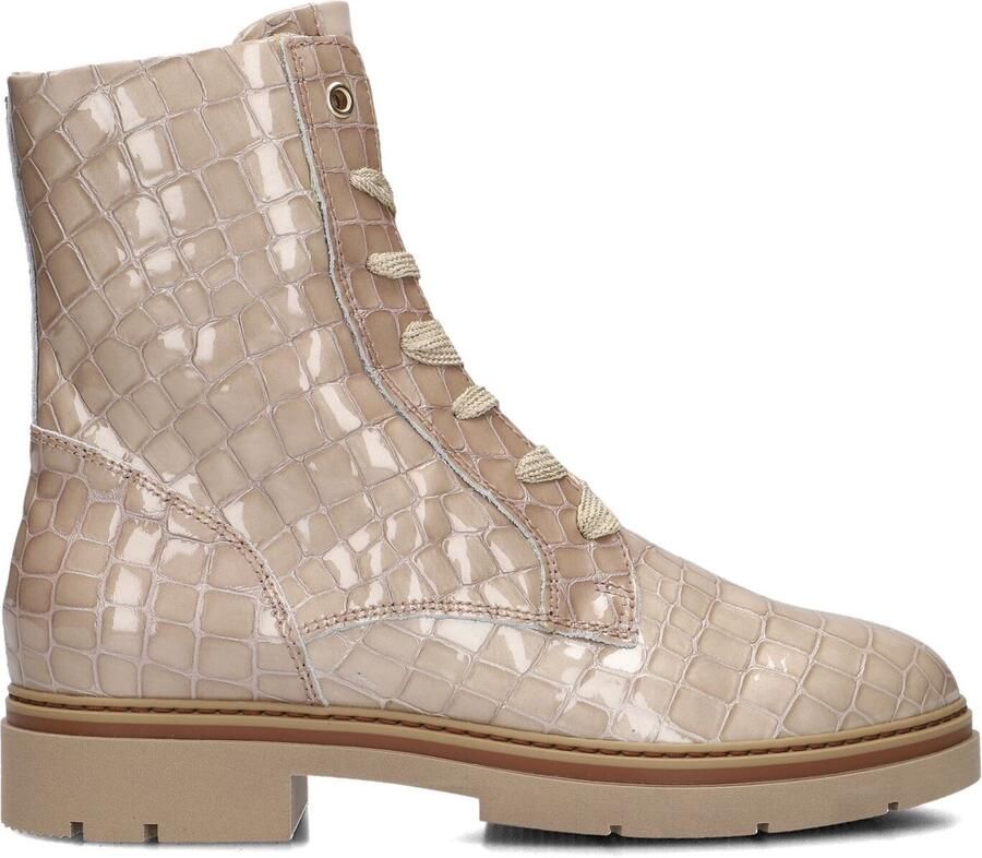 DL SPORT Veterboots Dames 6769 Maat: 35 Materiaal: Lakleer Kleur: Beige