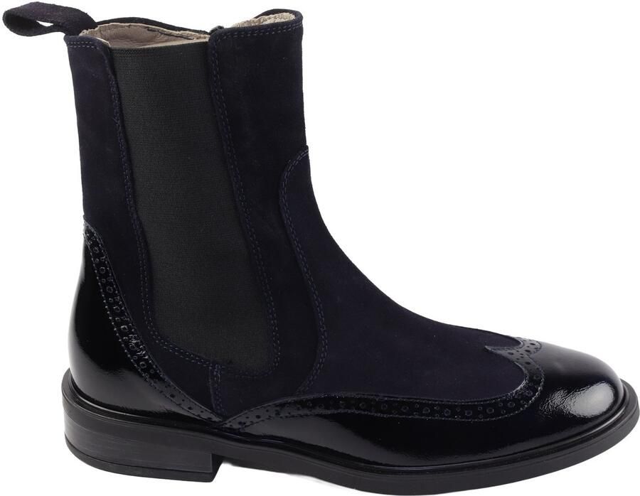 DL Sport 6827 Enkellaarzen Vrouwen donker blauw