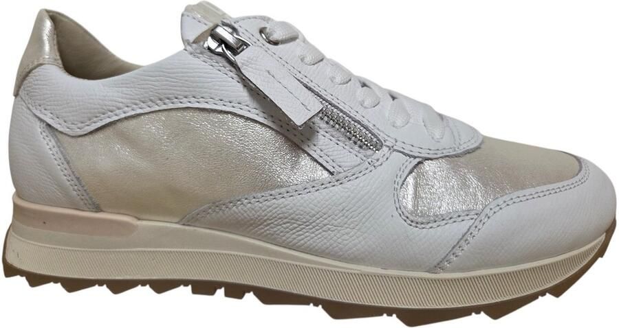 DL Sport 6958 633 Alpina White Sneakers Wit Leer Dames Wit