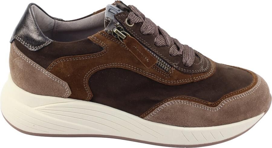 DL Sport 7130 HK Sneakers bruin kombinatie