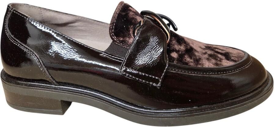 DL Sport 7181 222 04 Scillak TDM Loafers Bruin Lak Dames Bruin