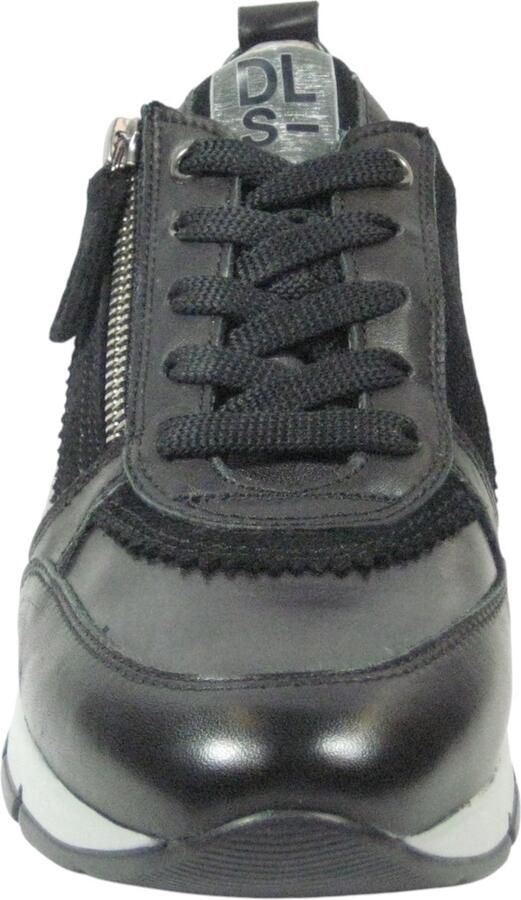DL Sport Dames nette sneaker Artikel 7116 Zwart combinatie