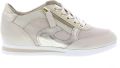 DL SPORT Lage Sneakers Dames Indonesia Leer Beige - Beige