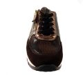 DL Sport sneaker met uitneembaar voetbed 6725.02 BRUIN COMBI - Donkerbruin