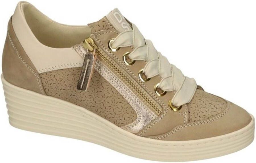 DL Sport Dlsport -Dames taupe sneakers - Foto 1