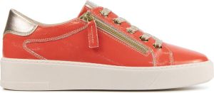 DL Sport Sneakers Dames Lage sneakers Damesschoenen Leer 5607 Koraal
