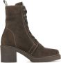 DL Sport Veterboots Dames Laarzen Damesschoenen Nubuck 5549 Taupe - Thumbnail 1