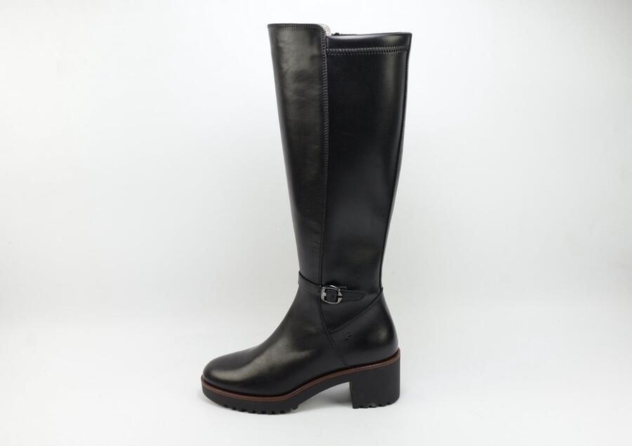 DLSport 7237XL Dameslaars lang extra kuitwijdte Zwart