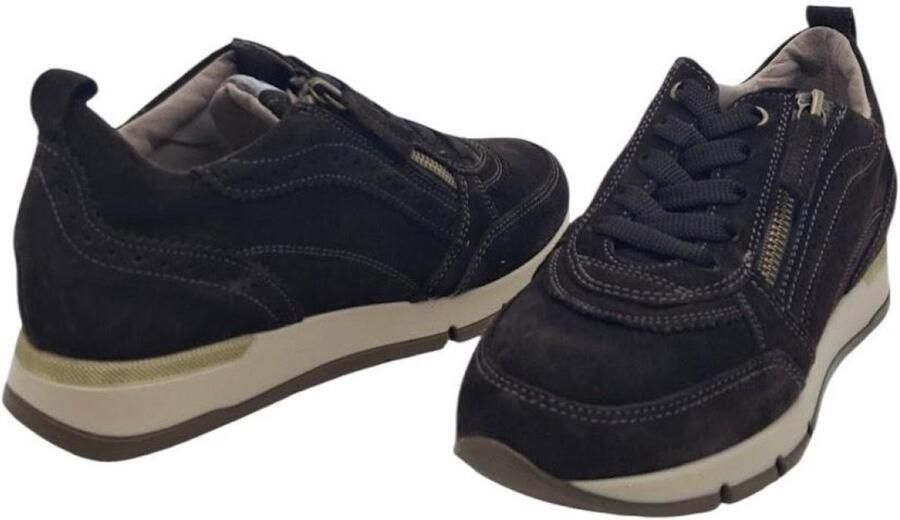 DLSport DL Sport 7116-0C Cacao Bruine suède dames sneaker