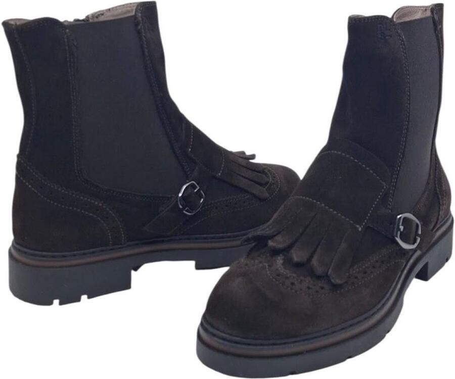 DLSport DL Sport 7248 Cacao Enkellaars met franjes voor steunzolen