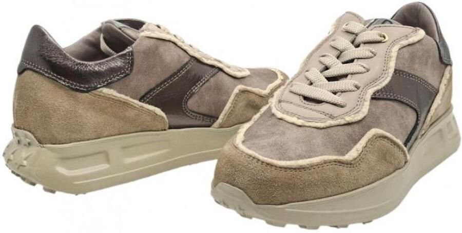 DLSport Dames Sneakers Dl Sport 6756 Versione 07 Tappo Taupe