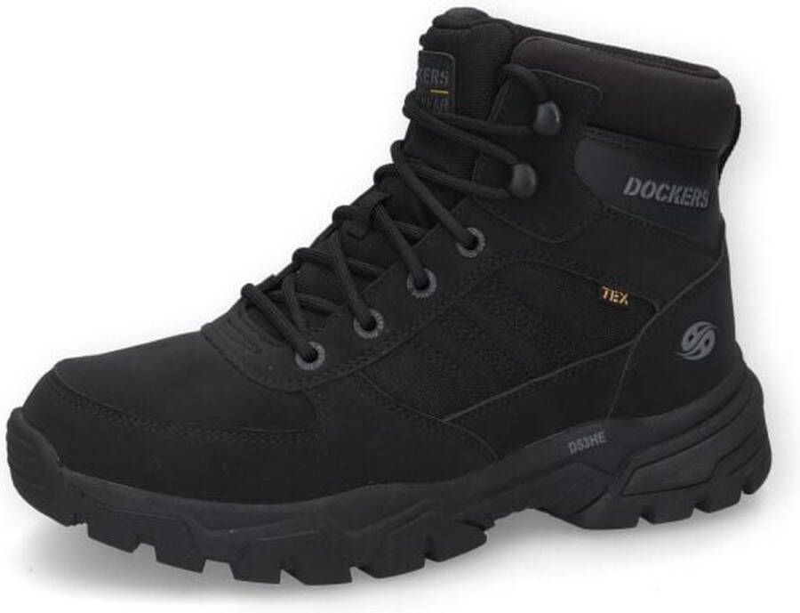 Dockers by Gerli Boots Black Laars zwart