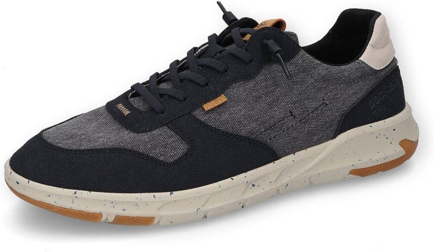 Dockers by Gerli Canvas Split Sneaker Black Sneakers zwart-grijs
