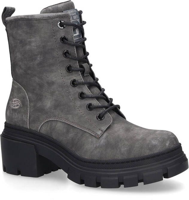Dockers by Gerli dames enkellaars 51KA303 dameslaarzen grijs