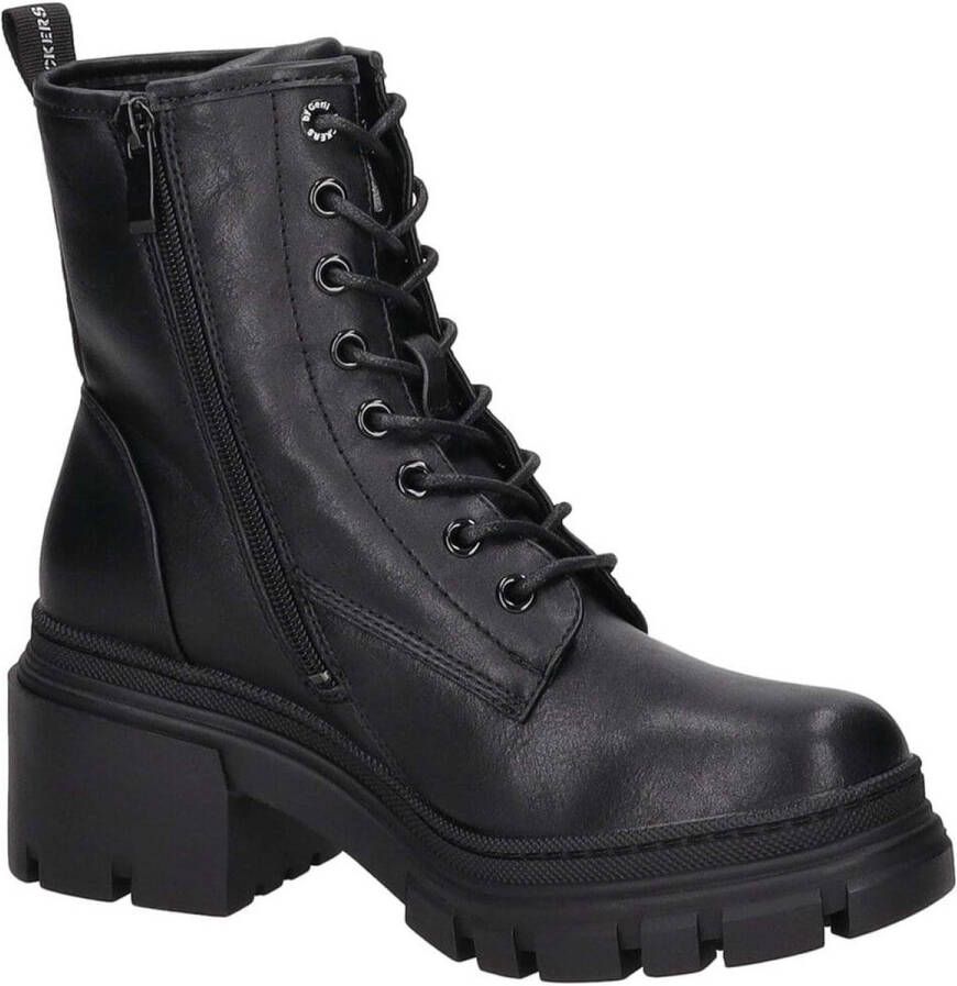 Dockers by Gerli Veterschoenen Plateau laarzen boots met praktische binnenrits
