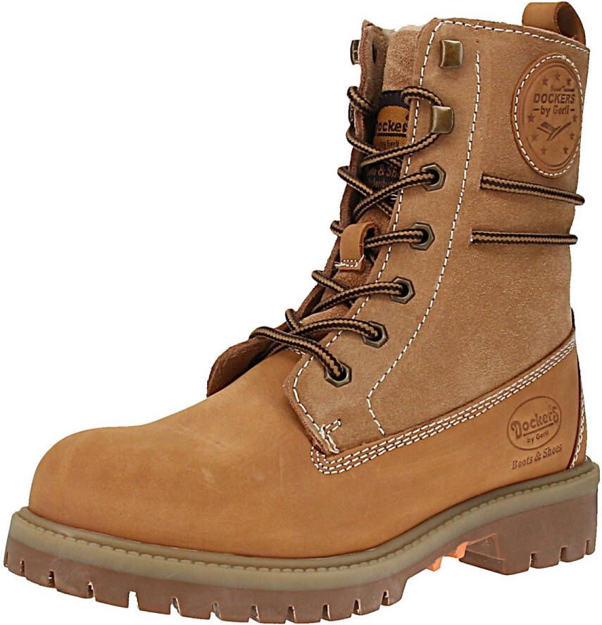 Dockers by Gerli Dames Enkellaarsje 53AX307 300 910 Boots Bruin