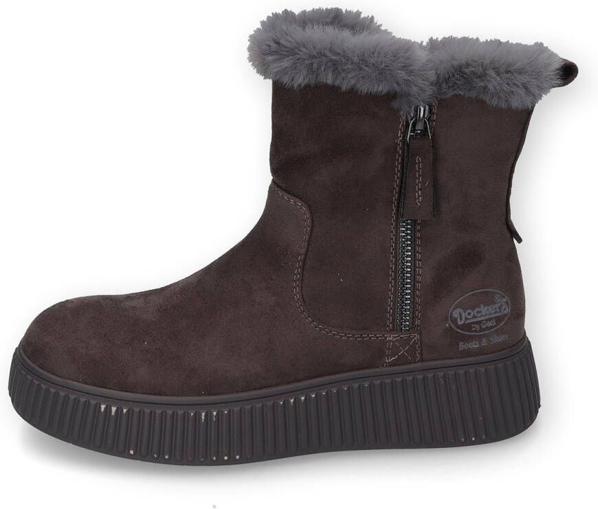 Dockers by Gerli Dames Laarzen 55KJ303-770-220 Boots Schoenen Grijs