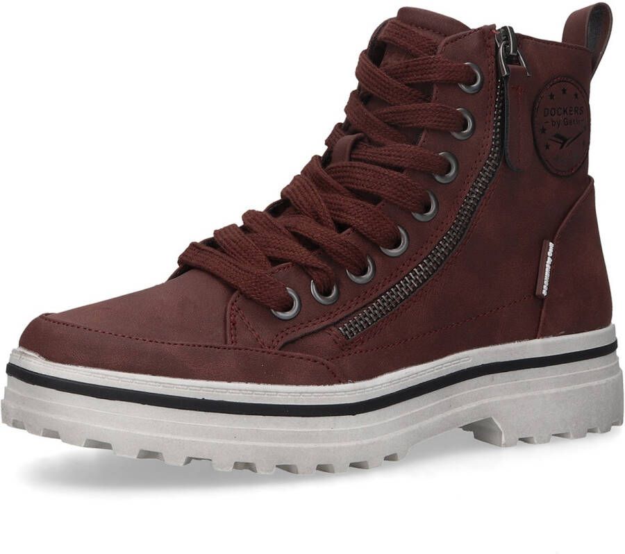 Dockers by Gerli Dames Laarzen Boots 49VR310-630-300 bruin gevoerd