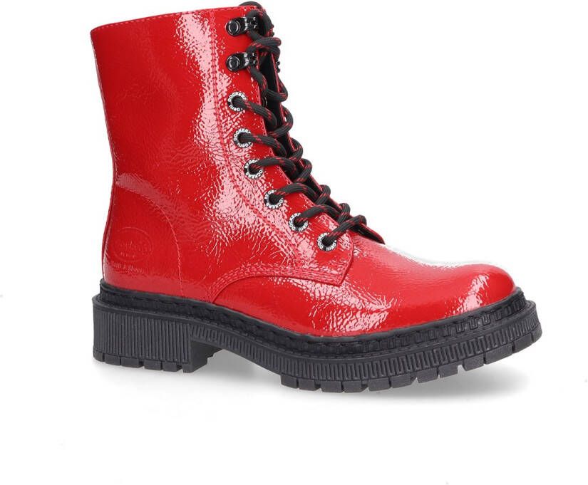 Dockers by Gerli Dames Laarzen Boots 57BI201-670-710 rood gevoerd