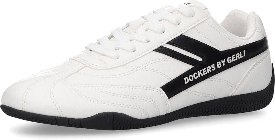 Dockers by Gerli Dames Sneaker 57JM201-610501 Veterschoen wit