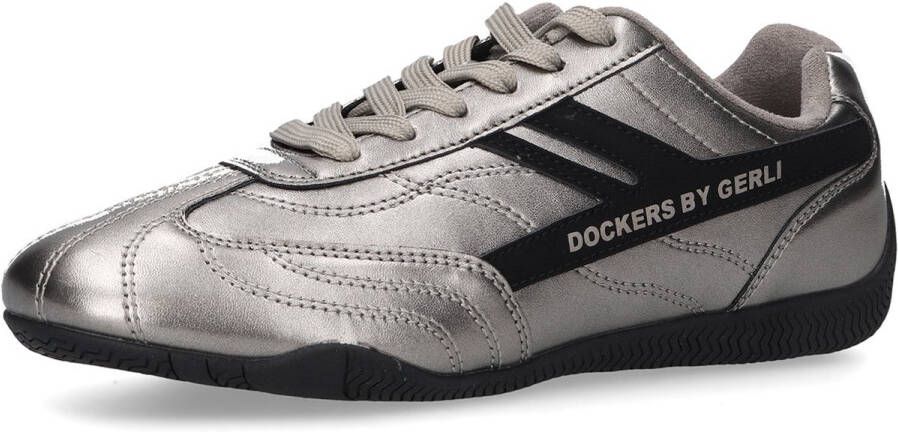 Dockers by Gerli Dames Sneaker Veterschoen 57JM201-680-551 Zilver