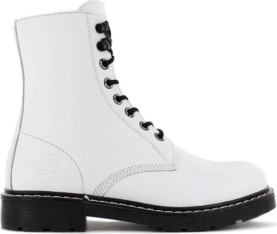 Dockers by Gerli Dames Winter Laarzen Schoenen Boots Leer Wit 45EN201