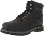 Dockers by Gerli Heren Winter Laarzen Schoenen Boots Gevoerd Leer Zwart 23DA104 - Thumbnail 1