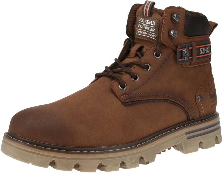 Dockers by Gerli Veterschoenen worker boots laarzen met comfortabele schachtafsluiting van textiel