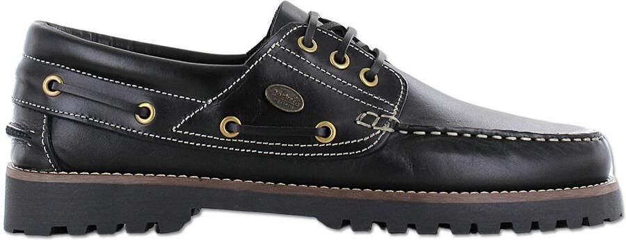 Dockers by Gerli 3-Eye Classic Heren Mocassin schoenen bootschoen Leer Zwart 24D