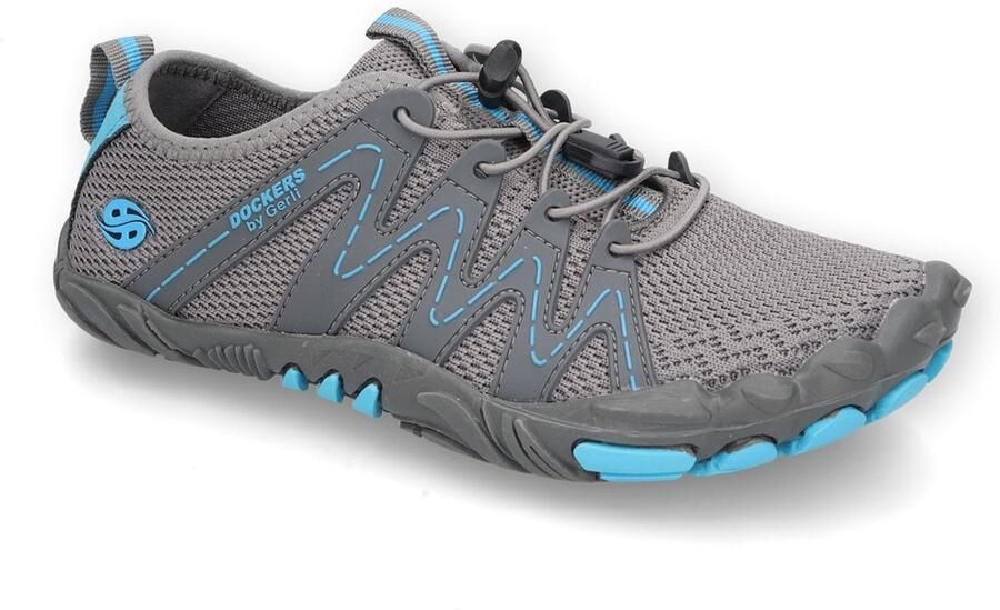 Dockers by Gerli Damen Low Sneaker Meha 56MH202 Dunkelgrau Blau