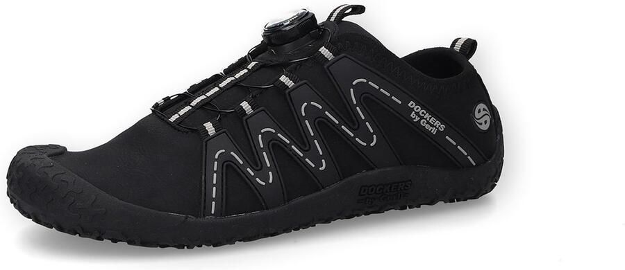 Dockers by Gerli Dames Barefoot Sneaker 59BG205-630122 black dark grey