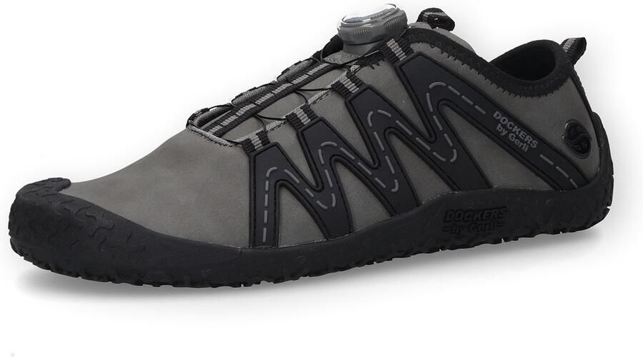 Dockers by Gerli Dames Barefoot Sneaker 59BG205-630201 Grijs Zwart