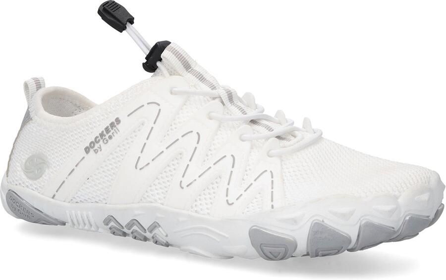 Dockers by Gerli Dames Barfußschoenen 56MH202-700502 Wit Grijs